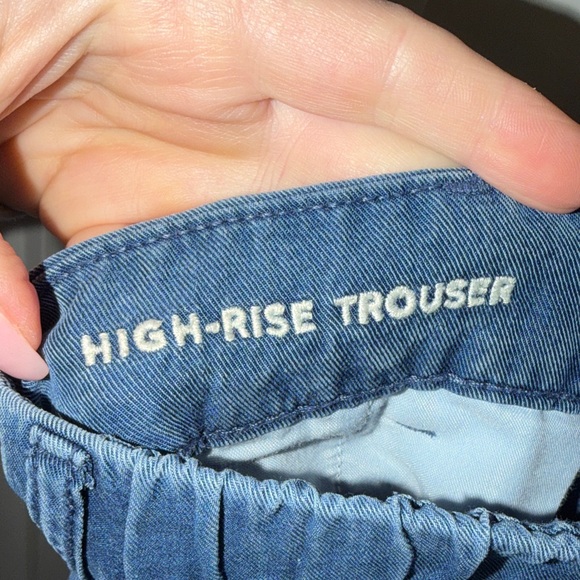 Blue Wide-Leg Pants - Picture 4 of 5